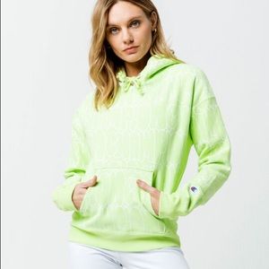 Champion Reverse Weave Bubble Script Hoodie